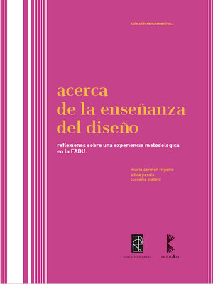 cover image of Acerca de la enseñanza del diseño